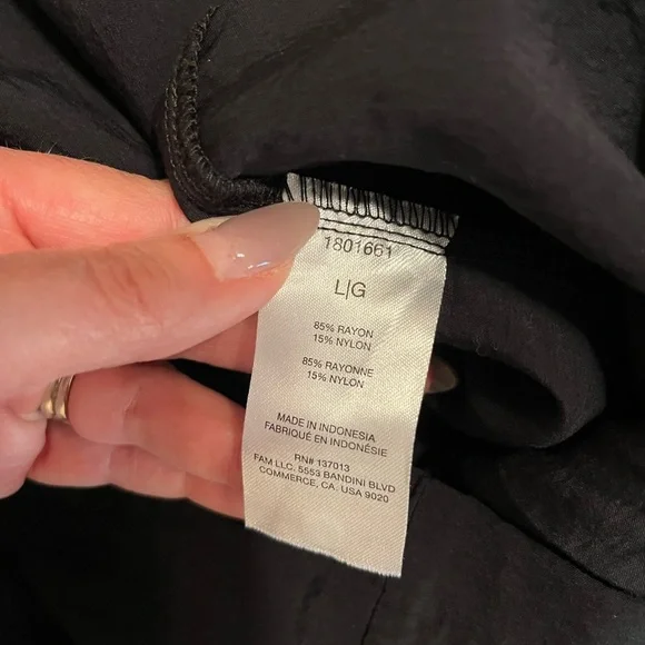 Banana Republic Women's V-Neck Sleeveless Dress, Black, Size L - Picture 11 of 12